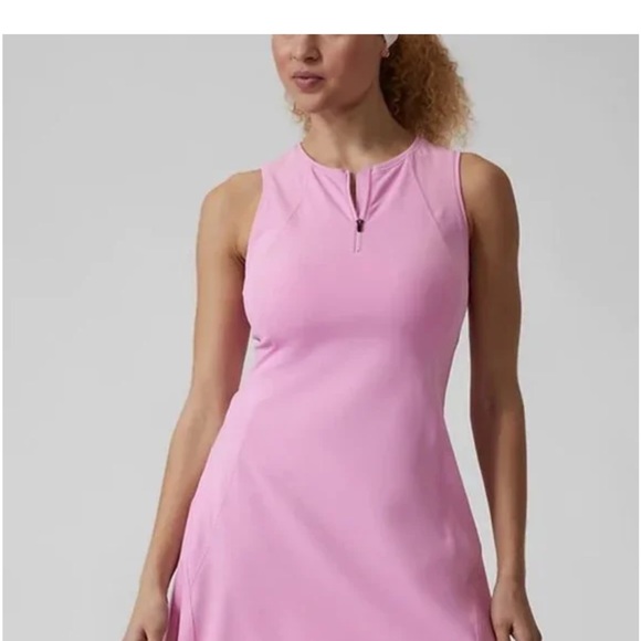 Athleta Dresses & Skirts - Athleta ace tennis dress pink size M